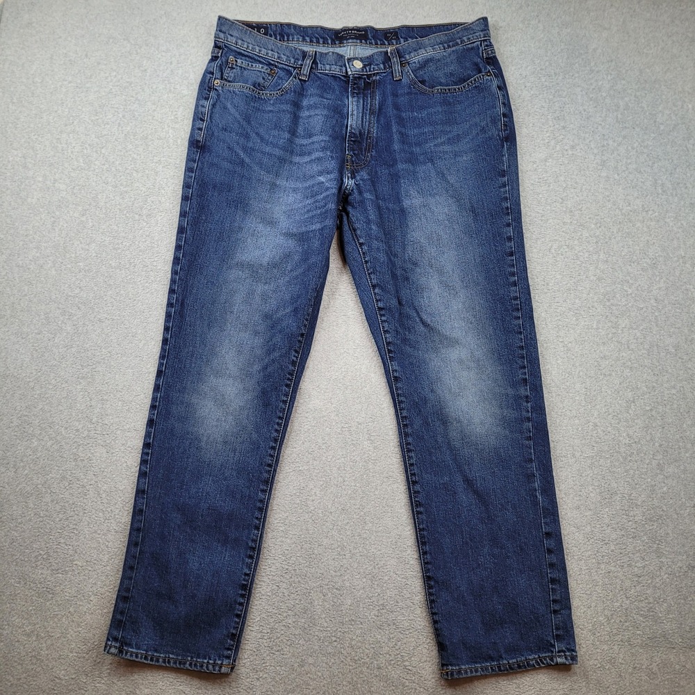 Lucky Brand 410 Athletic Slim Jeans Mens 36x30 Blue Denim Jeans